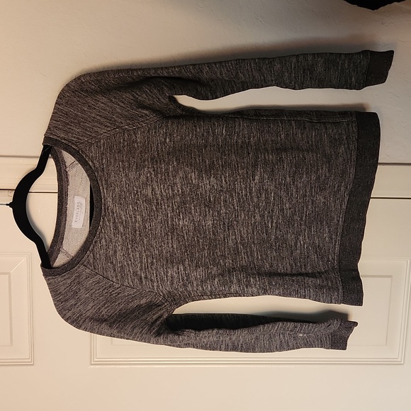 Everlane Gray Cotton Scoop Neck Sweater XS - Picture 2 of 7